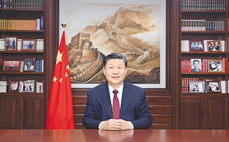国家主席习近平发表二〇二四年新年贺词