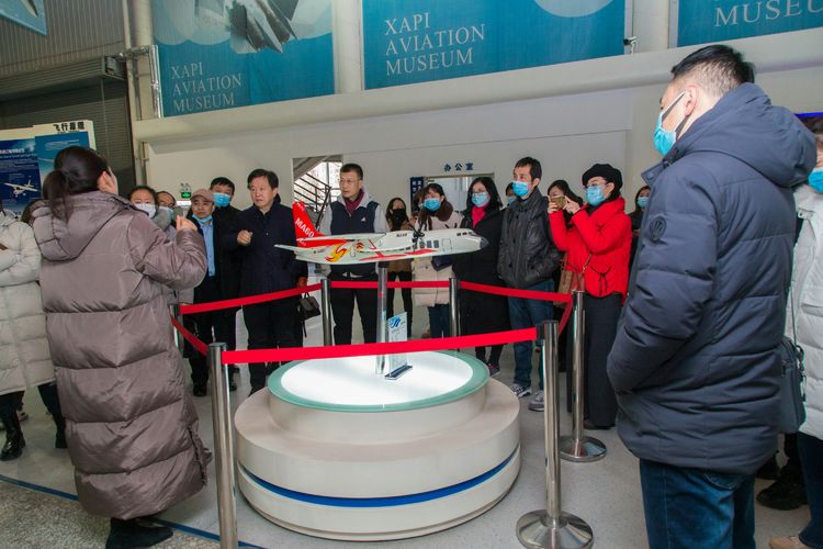 陕西省旅行社协会一行赴航空基地研学考察